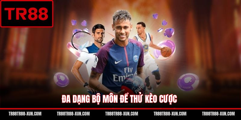 Đa dạng bộ môn để thử kèo cược