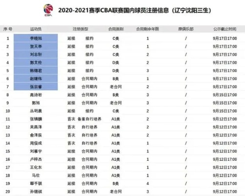 CBA球员薪资排行榜 详细解析CBA球员的收入情况