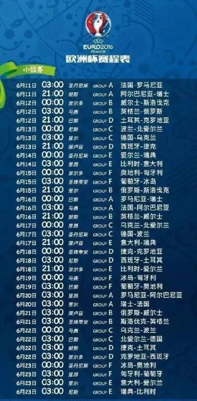 2016欧洲杯官方 赛程、球队、主场等详细资讯-第3张图片-www.211178.com_果博福布斯